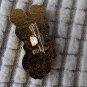 1980 Moscow Russia Summer Olympic Games Mascot Misha Bear Enamel Lapel Pin VTG