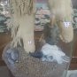 Native American Shaman Figurine In Glass Dome