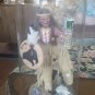 Native American Shaman Figurine In Glass Dome