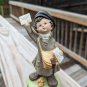 Homco Mail Boy with bag vintage porcelain figurine
