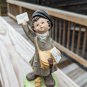 Homco Mail Boy with bag vintage porcelain figurine