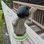 Homco Mail Boy with bag vintage porcelain figurine