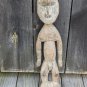 Primitive Wood Hand Carved Primitive Man Statue.