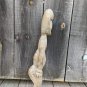 Primitive Wood Hand Carved Primitive Man Statue.