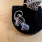 BBJ Hearts 925 White And Red CZ 925 Sterling Silver Ring size 9 And Earrings Set