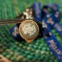 Beautiful Vintage 14k Yellow Gold Jasperware Wedgwood Green Ring Size 9