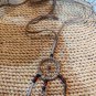 Leather Straps And Beads Genuine Medicine Wheel Dream Catcher Necklace
