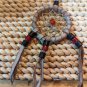 Leather Straps And Beads Genuine Medicine Wheel Dream Catcher Necklace