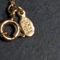 Lind 14k GE Simulated Stone Heart Pendant Necklace