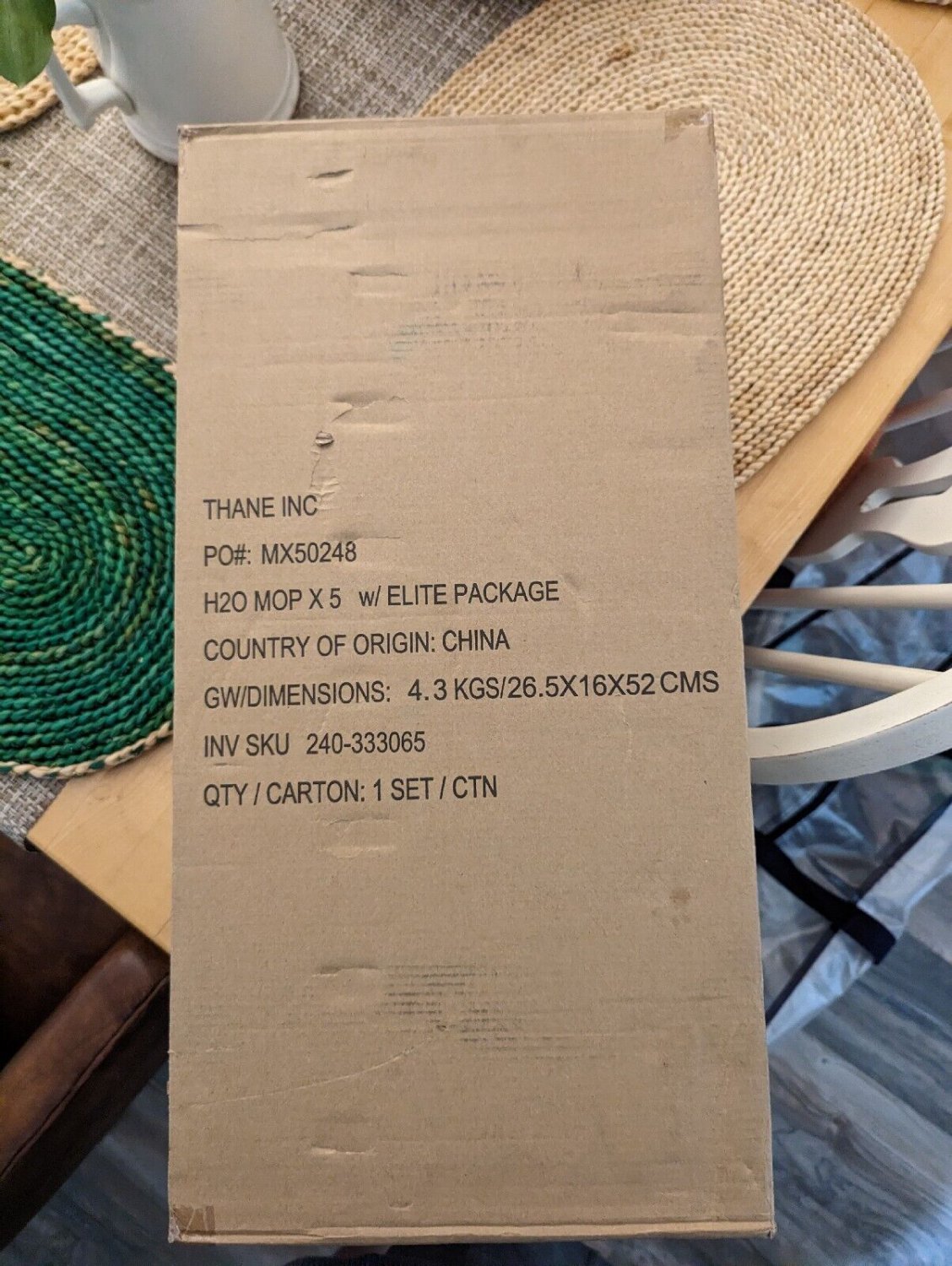 Thane Inc H2O Mop X5 W Elite Package New In Box