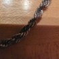 Vintage Sterling Silver Rope Bracelet