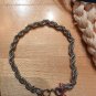 Vintage Sterling Silver Rope Bracelet