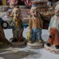 Vintage 11 Clowns Figurines Collection Lot Made In Taiwan Aprox 5" tall each