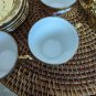 Gold Plated, Demi Tasse Espresso Set with 5 Cup, 5 Saucer, Sugar Bowl, and Cream