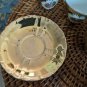 Gold Plated, Demi Tasse Espresso Set with 5 Cup, 5 Saucer, Sugar Bowl, and Cream