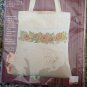 Vintage ARTMORE Cross Stitch Decorative Tote Bag sunflowers