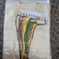Vintage ARTMORE Cross Stitch Decorative Tote Bag sunflowers