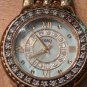 DMQ cz Ladies Gold Tone Mother of Pearl Watch - Model DQ1183