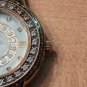 DMQ cz Ladies Gold Tone Mother of Pearl Watch - Model DQ1183