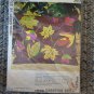 Stitchery Kit Autumn Leaves Pillow Crafts Crewel Creative NEW 1975 #895