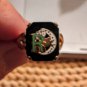 Vintage 10K Gold Filled Rebekah Odd Fellows Enamel Fraternal Ring Size 6.75