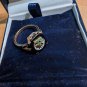 Vintage 10K Gold Filled Rebekah Odd Fellows Enamel Fraternal Ring Size 6.75