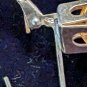 2Ct Princess Cut Yellow Citrine Stud Earrings 925 Sterling Silver