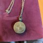 Silverstone Hummingbird Round Domed Necklace