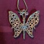Monarch Butterfly Pendant Necklace