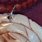 Beaded Etched Shell Necklace