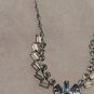 Vintage Silver Sterling And Rhinestone Necklace