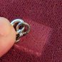 Vintage Silver Sterling And Rhinestone Necklace