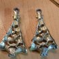 Two Vintage Christmas Trees Pendant