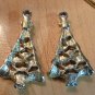 Two Vintage Christmas Trees Pendant