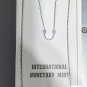 International Monetary Mint Sterling Silver Rhodium Finish Soldered Links 16" US