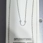 International Monetary Mint Sterling Silver Rhodium Finish Soldered Links 16" US