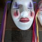 Two Hand Crafted Porcelain Face Masks