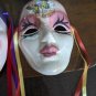 Two Hand Crafted Porcelain Face Masks