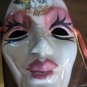 Two Hand Crafted Porcelain Face Masks