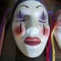 Two Hand Crafted Porcelain Face Masks