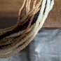 BoHo African carved elephant & wood bead Multi Strand Beaded Necklace 24â