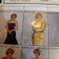 PRINCESS DIANA ROYAL GOWNS PLATE BLOCK OF 9 STAMPS LIMITED EDITION STATUS 1997