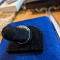White Cubic Zirconia Rhodium Over Sterling Silver 5 Stones Ring Size 8