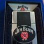 Classy Polished Chrome Jim Beam Zippo Lighter NIB