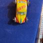 1940s Japan Tiny Tin Litho Toy Car Yellow & Red Taxicab Plate Vintage