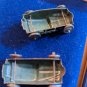 1940s Japan Tiny Tin Litho Toy Car Yellow & Red Taxicab Plate Vintage