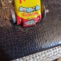 1940s Japan Tiny Tin Litho Toy Car Yellow & Red Taxicab Plate Vintage