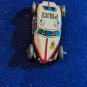 Vintage 1940s Japan Tiny Tin Litho Toy Police Car