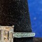 White Cubic Zirconia Rhodium Over Sterling Silver Ring 3 Cts Total Wt Size 8