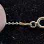 925 Italy Signed Pink Heart Pendant Necklace